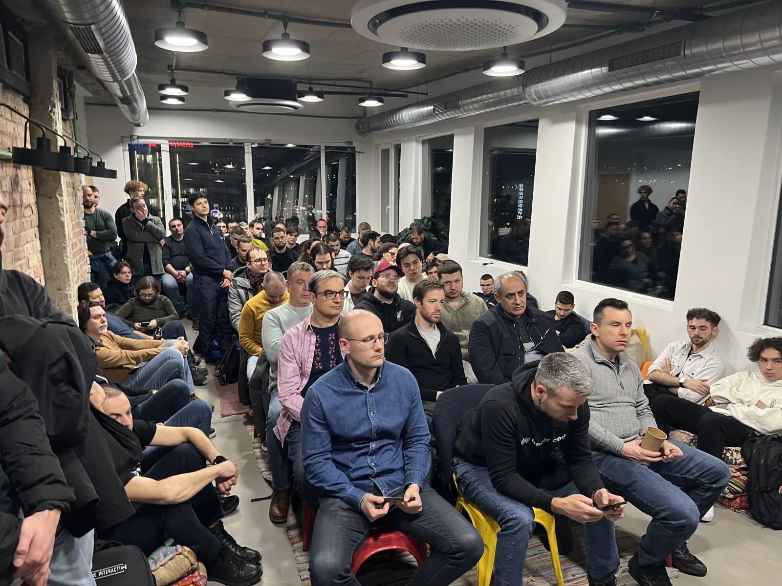 Cursor Meetup Sofia — developers at a Cursor community event in Bulgaria